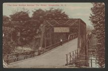 Iron bridge across Tar River, Greenville, N.C.